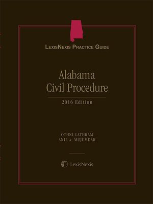 cover image of LexisNexis Practice Guide: Alabama Civil Procedure